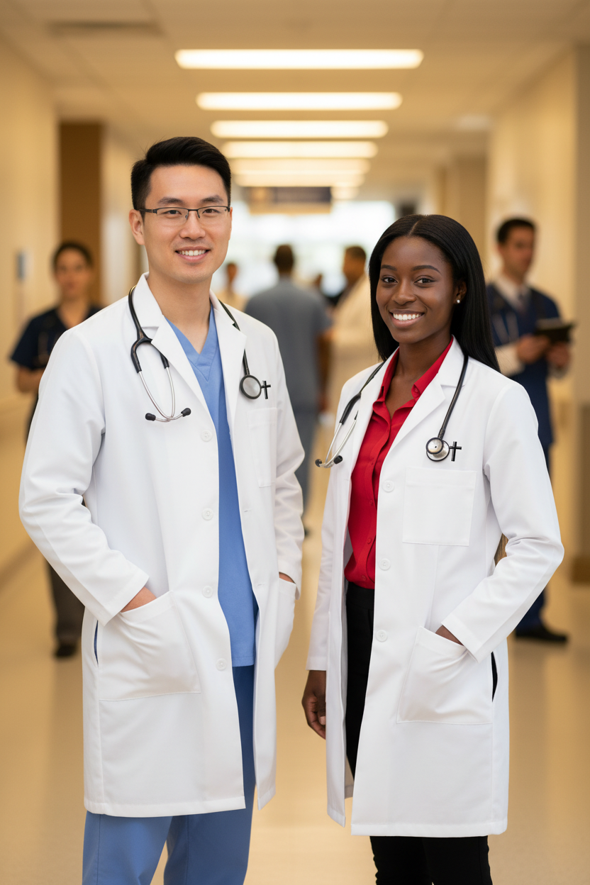 Lab Coat - Cross