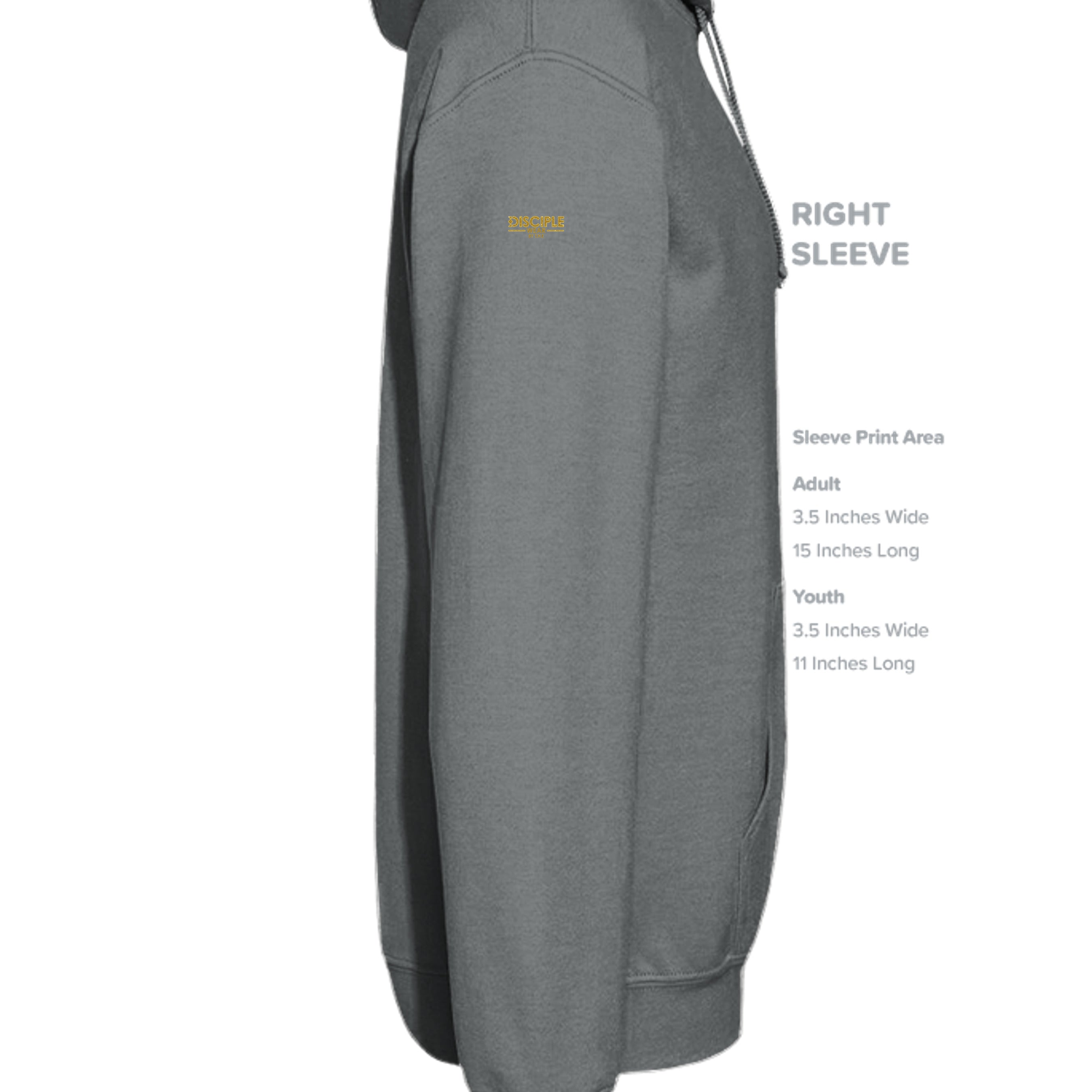 Dark Grey Hthr - LST406 - SLEEVE_RIGHT