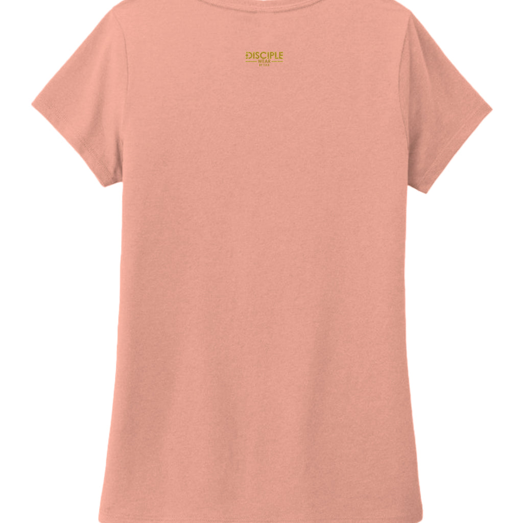 Heathered Dusty Peach - DM1350L - BACK