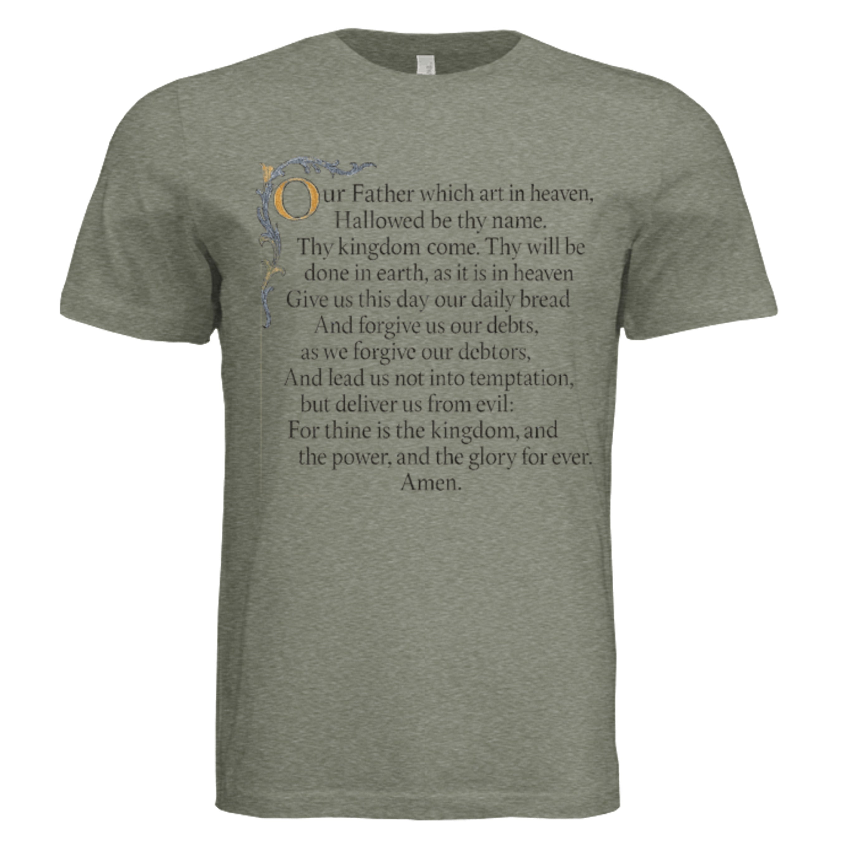 Military Green Triblend - 3413C - FRONT