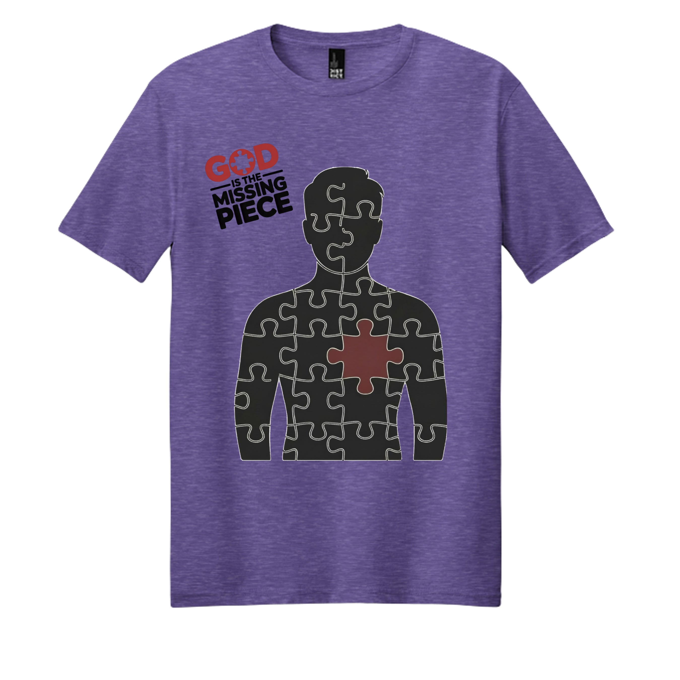 Electric Purple Heather - DM108 - FRONT