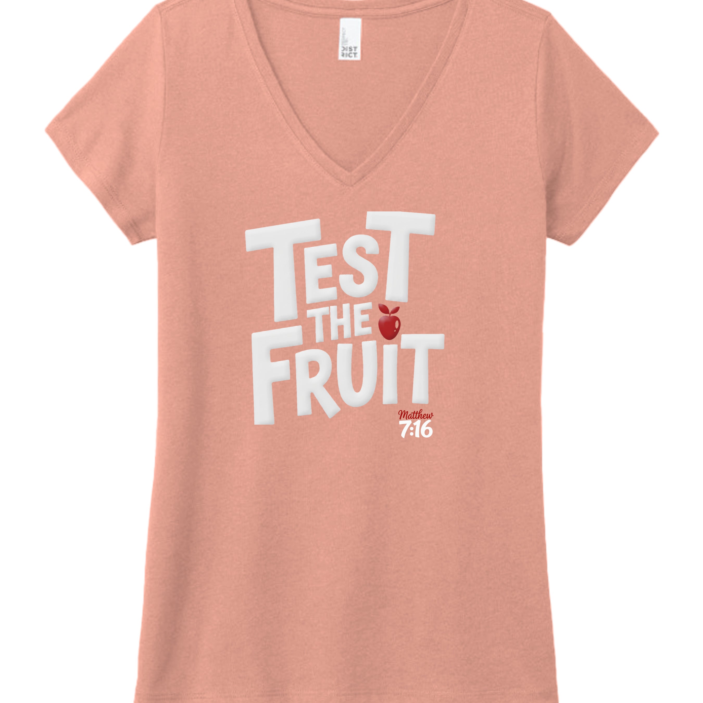 Heathered Dusty Peach - DM1350L - FRONT
